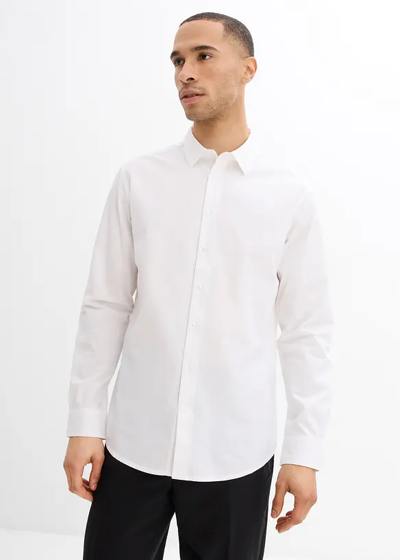 Chemise habillée Regular sans repassage 100% coton, bonprix