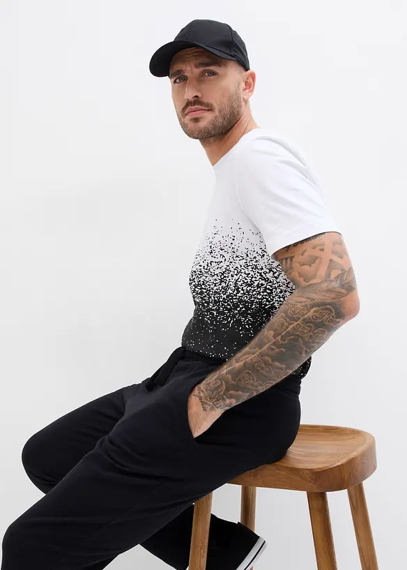 Pantalon de jogging à jambes droites, intérieur gratté doux, bonprix