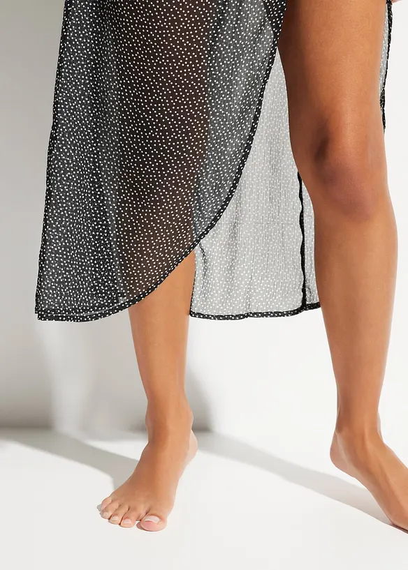 Jupe par&eacute;o de plage en cr&ecirc;pe, bonprix