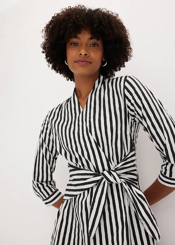 Robe midi avec lien à nouer, bonprix