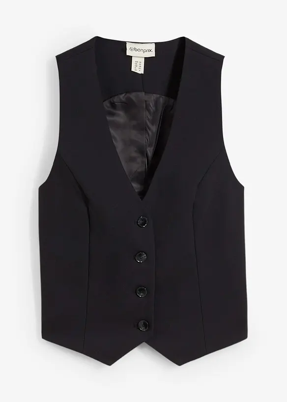 Gilet court sans manches, bonprix