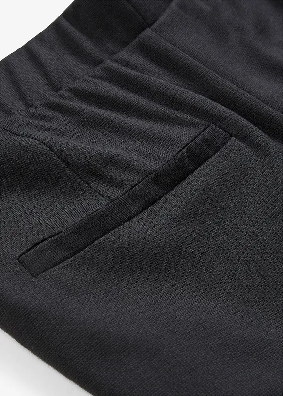 Pantalon palazzo en Punto di Roma confortable, bonprix