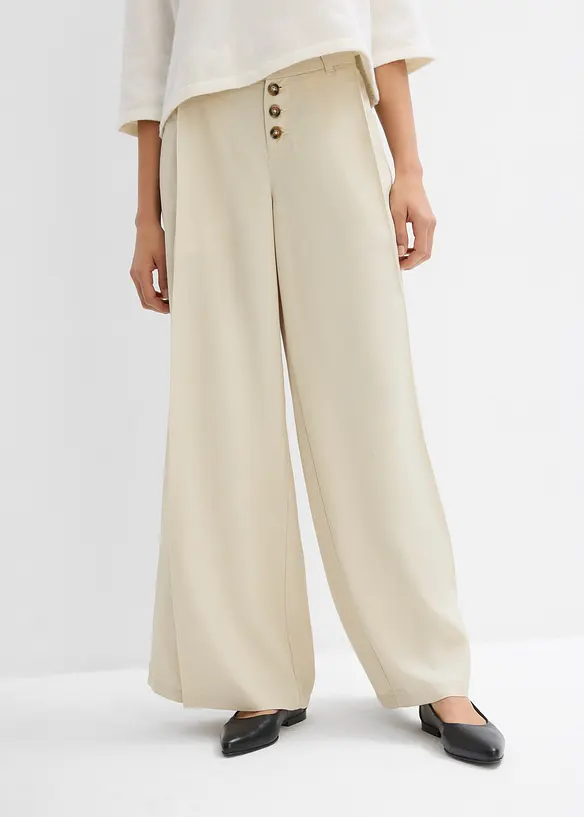 Pantalon twill en Lyocell fluide, bonprix