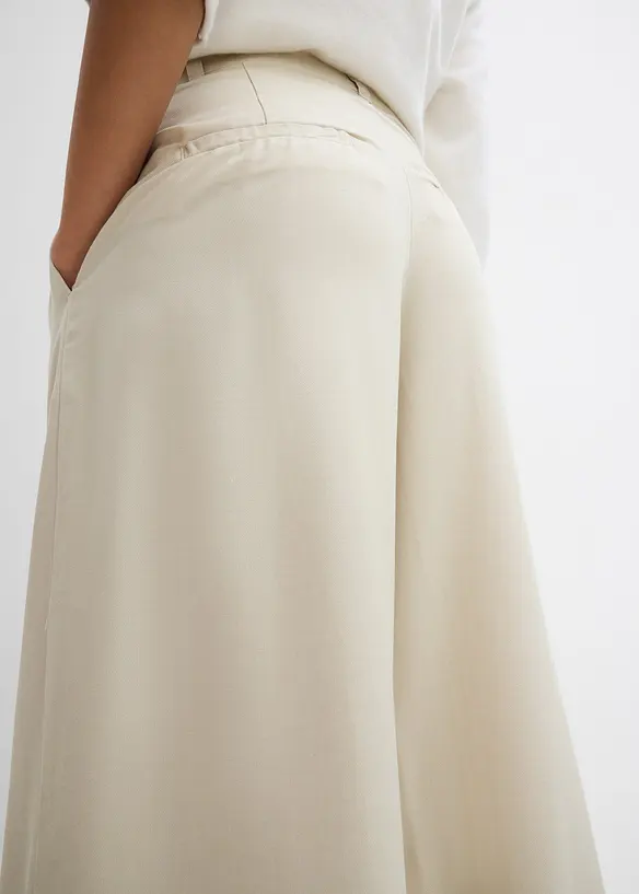 Pantalon twill en Lyocell fluide, bonprix