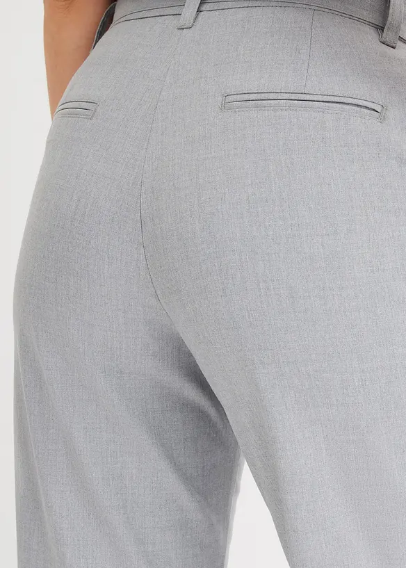 Pantalon à pinces et ceinture, bonprix