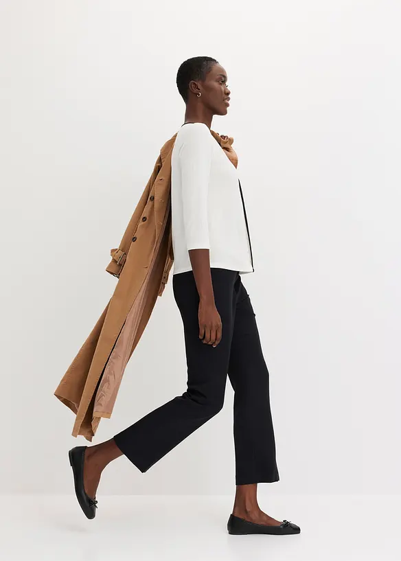 T-shirt à liseré contrastant, bonprix