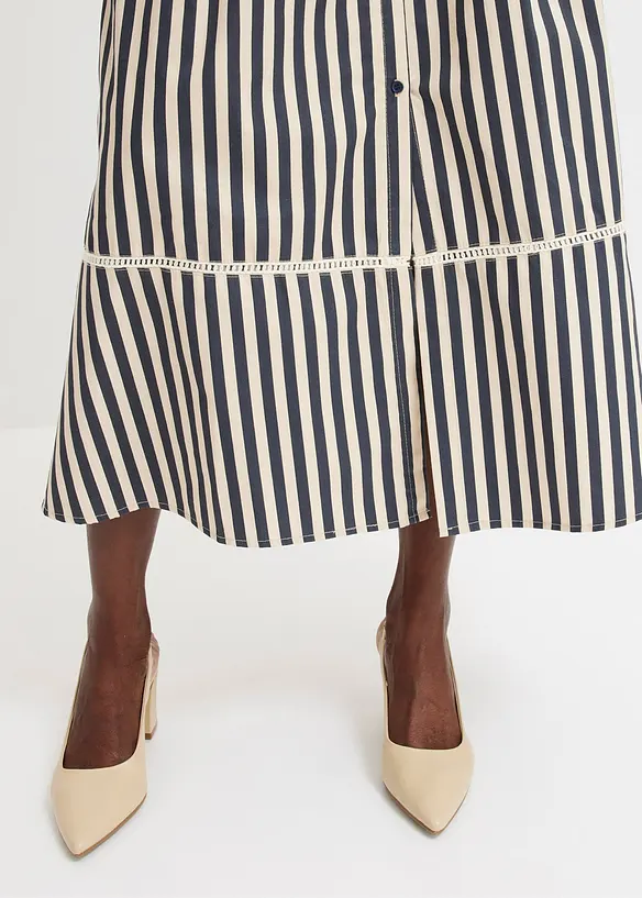 Jupe longue &agrave; dentelle, bonprix