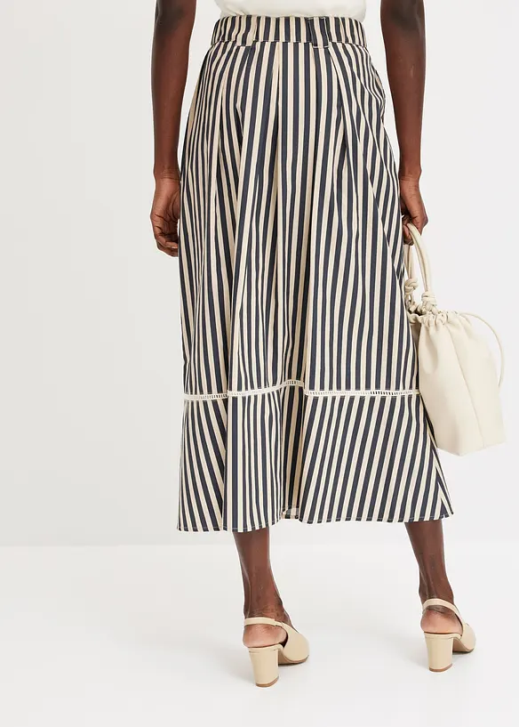 Jupe longue &agrave; dentelle, bonprix