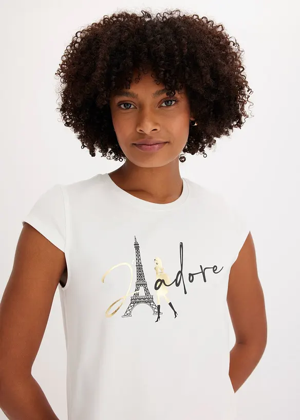 T-shirt &agrave; imprim&eacute; Paris, bonprix