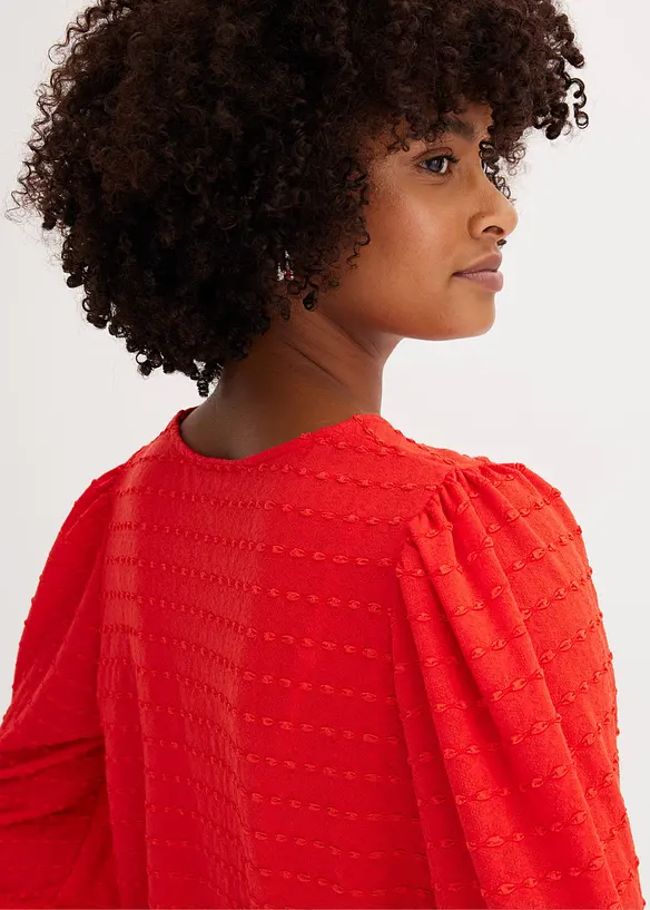 Tunique en jersey textur&eacute;, bonprix