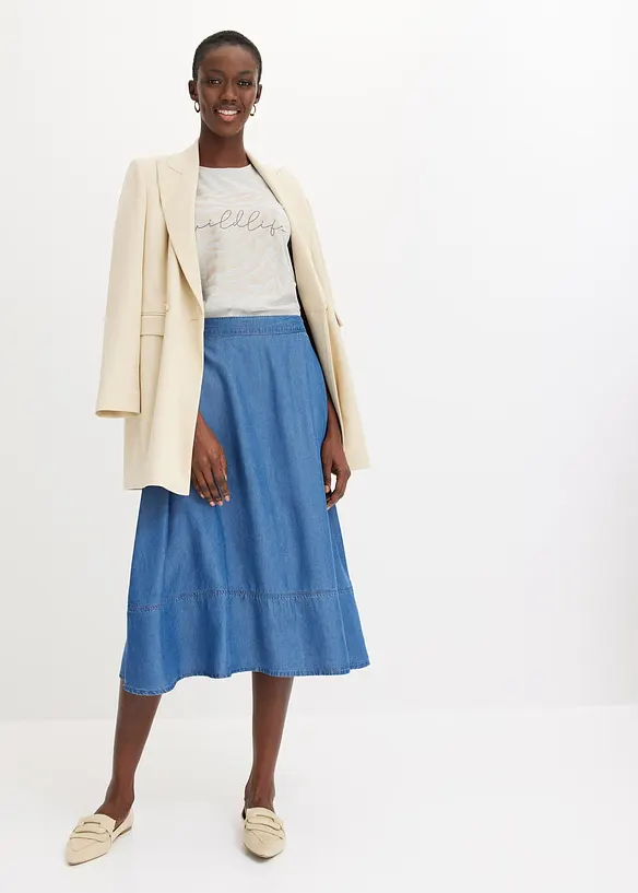 T-shirt avec imprim&eacute; z&egrave;bre, bonprix