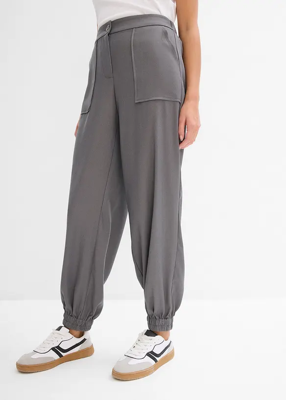 Pantalon à taille élastiquée, bonprix