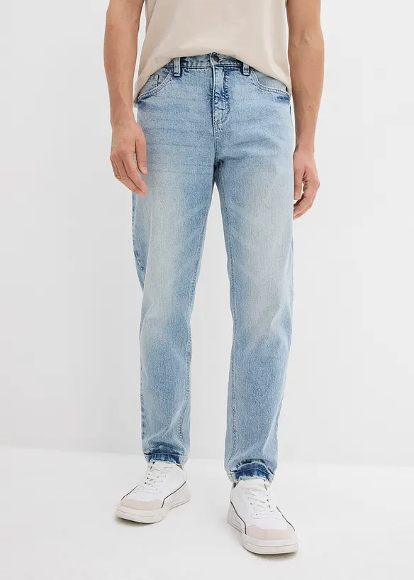 Jean classique extensible, raccourci, coupe fusel&eacute;e, bonprix