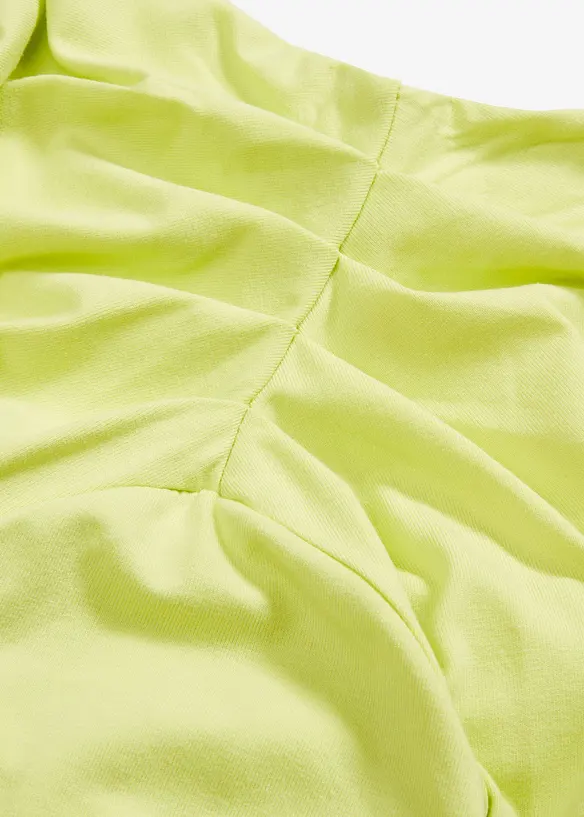 T-shirt épaule découverte avec fronces, bonprix