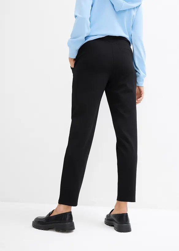 Pantalon en molleton, taille élastiquée, bonprix