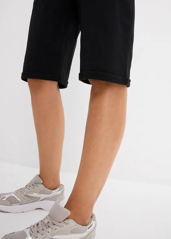 Bermuda en molleton à ourlet, bonprix