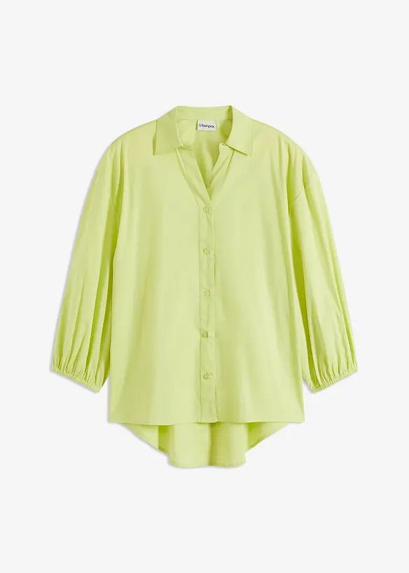 Chemisier court devant, long derrière, manches ballon, bonprix