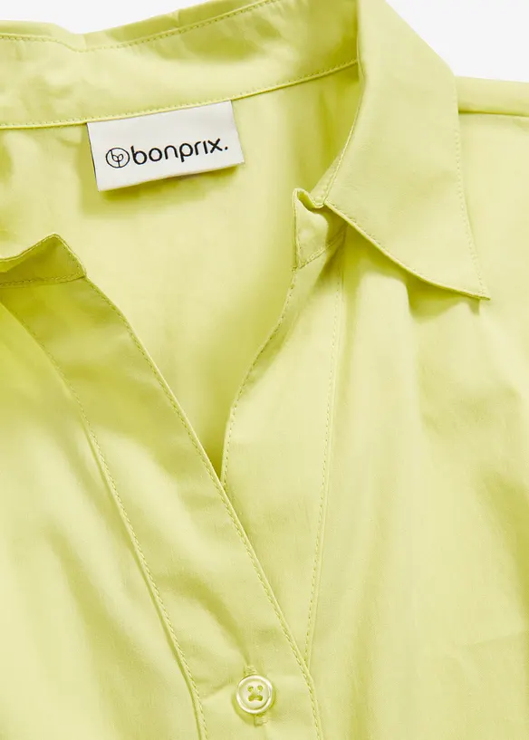Chemisier court devant, long derrière, manches ballon, bonprix