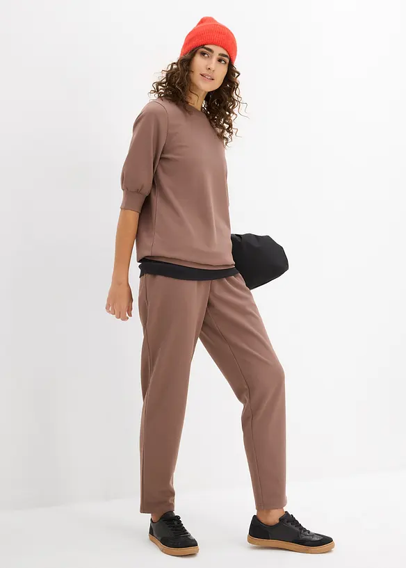 T-shirt ample en matière néoprène, bonprix