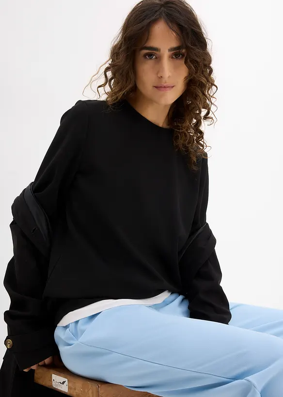 T-shirt ample en mati&egrave;re n&eacute;opr&egrave;ne, bonprix