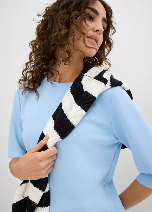 T-shirt ample en mati&egrave;re n&eacute;opr&egrave;ne, bonprix