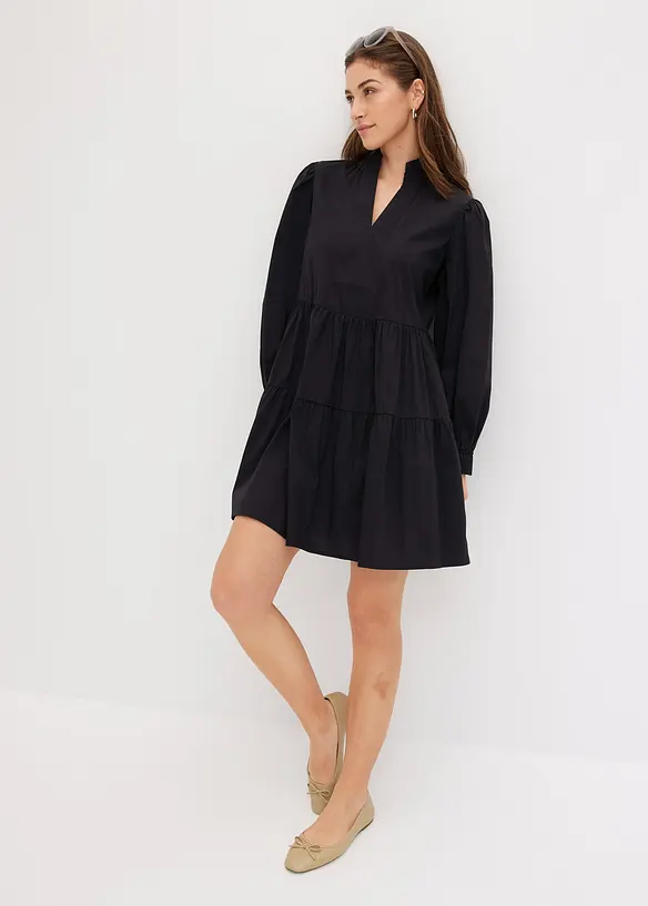 Mini-robe avec volants, bonprix