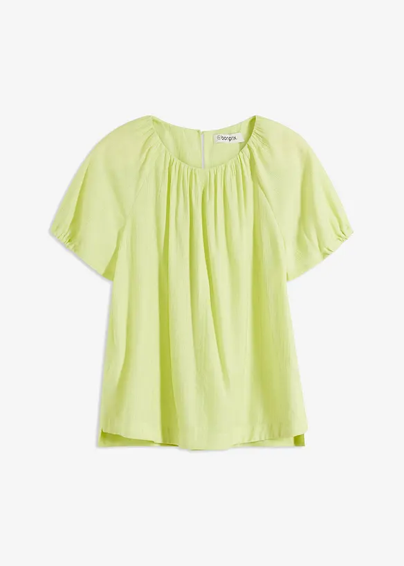 Blouse à effet froissé texturé, bonprix