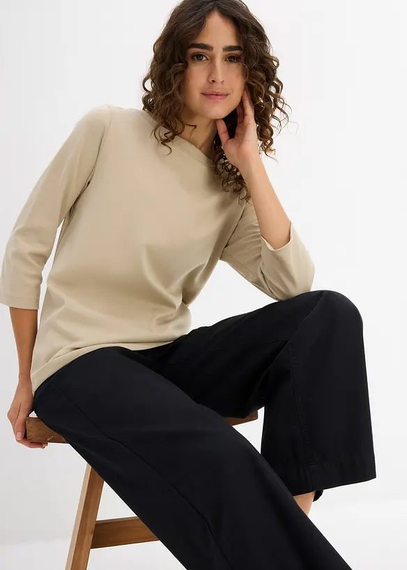 T-shirt &eacute;pais 100% coton, bonprix