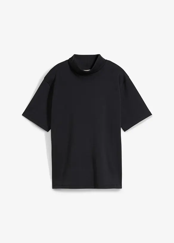 T-shirt col roulé 100% coton, bonprix