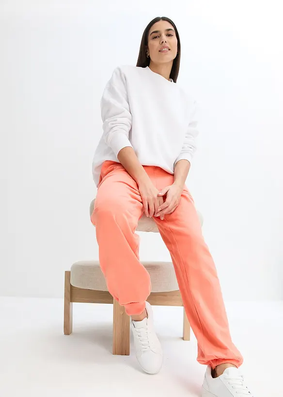 Pantalon en molleton ray&eacute;, bonprix