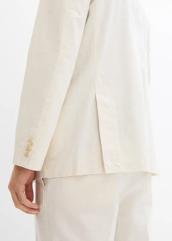 Veste de costume avec lin, Regular, bonprix