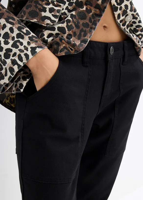 Pantalon en twill de coton extensible, bonprix