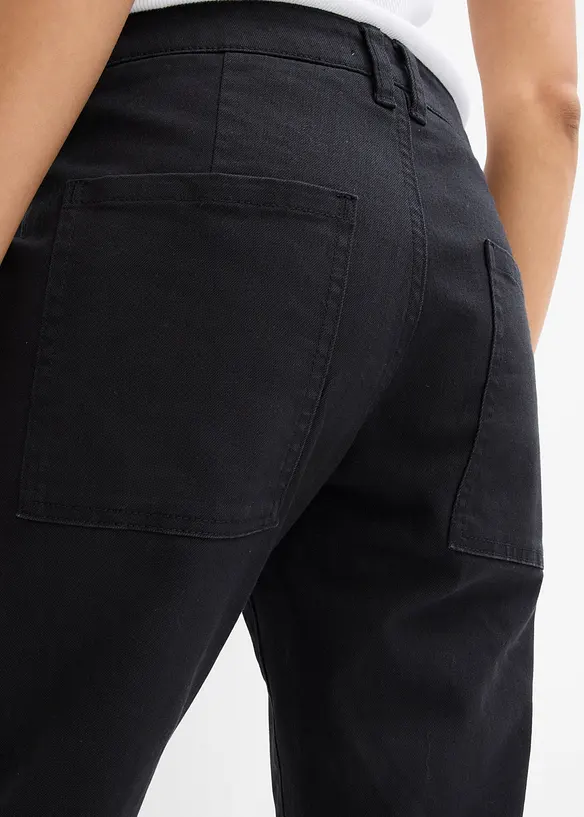 Pantalon en twill de coton extensible, bonprix