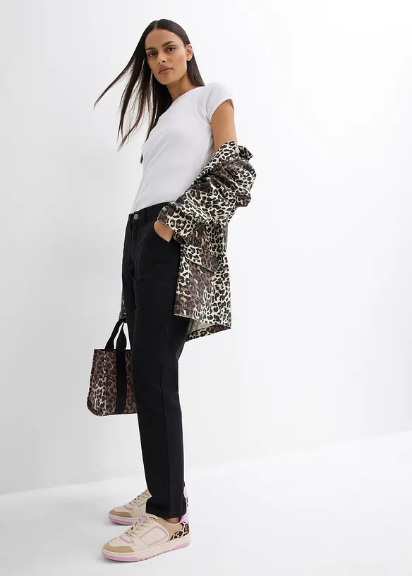 Pantalon en twill de coton extensible, bonprix