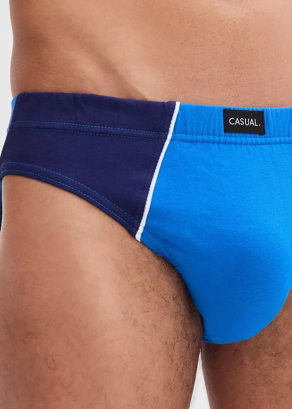 Lot de 5 slips coton, bonprix