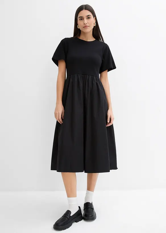 Robe midi 100% coton, bonprix