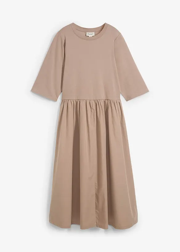 Robe midi 100% coton, bonprix