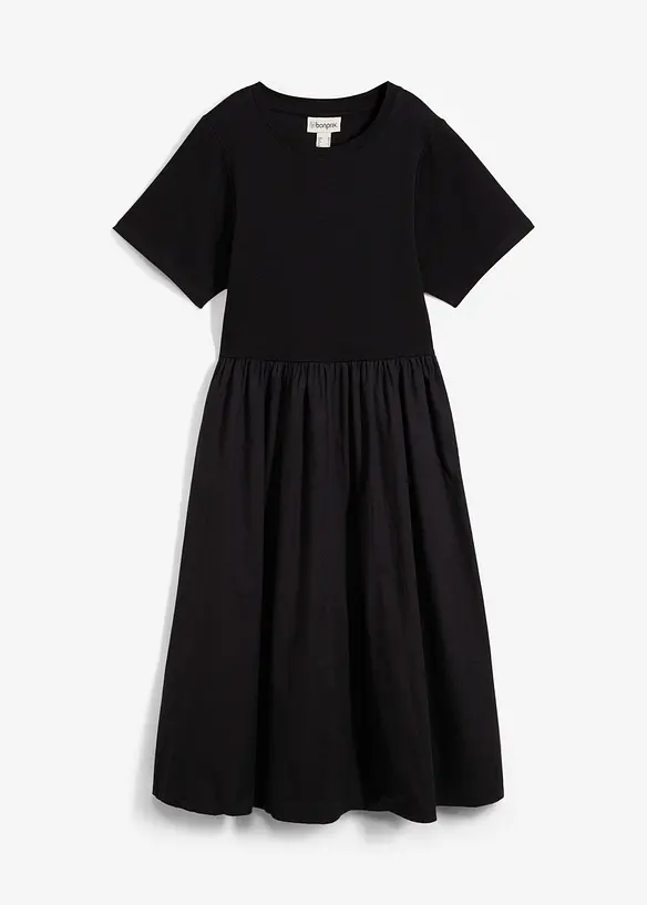 Robe midi 100% coton, bonprix