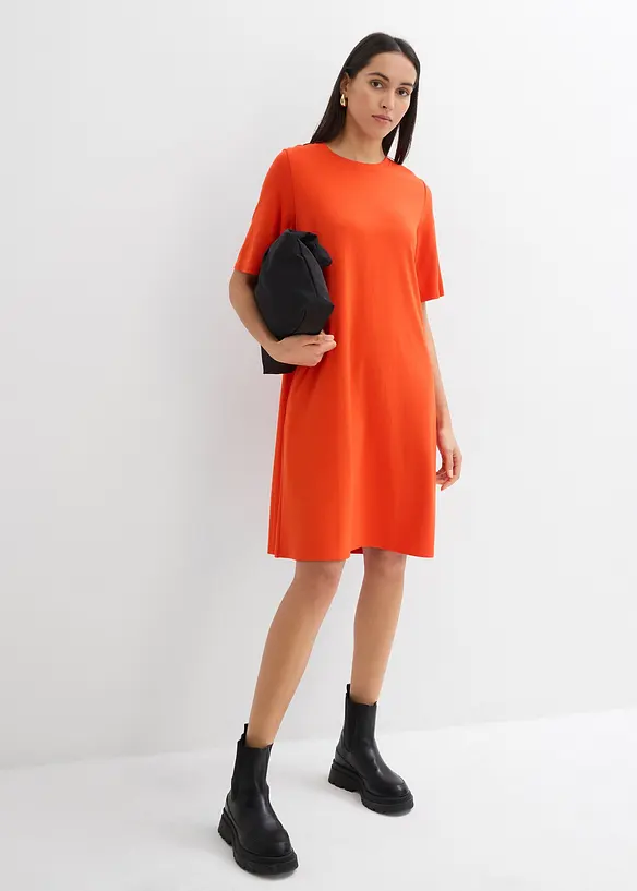 Robe en jersey, coupe trapèze, bonprix