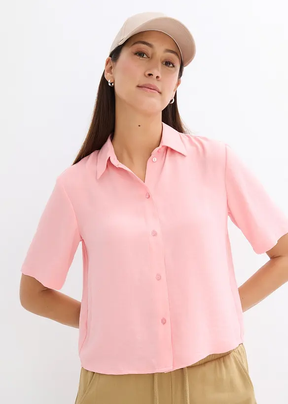 Chemisier boxy en crêpe léger, bonprix