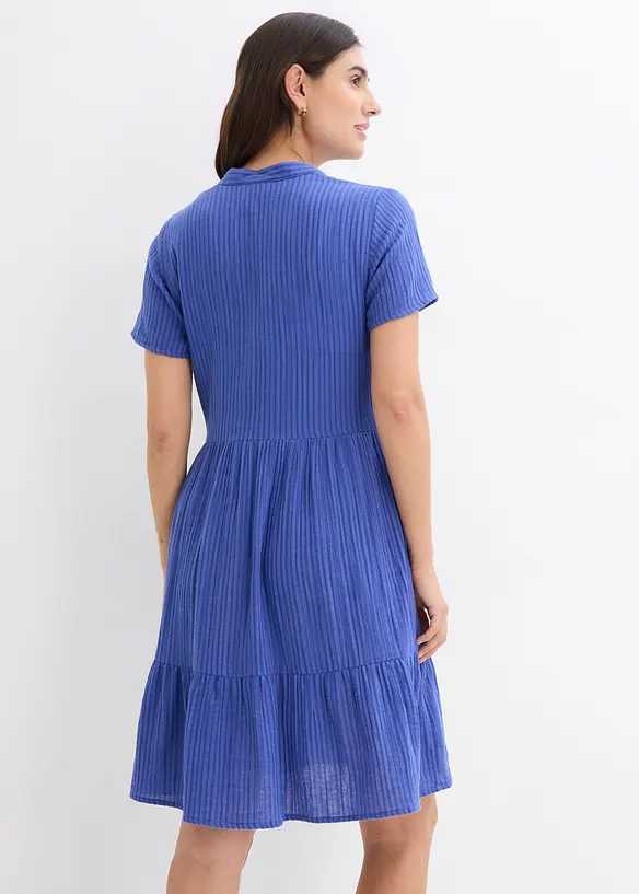 Robe rayée en gaze de coton, bonprix