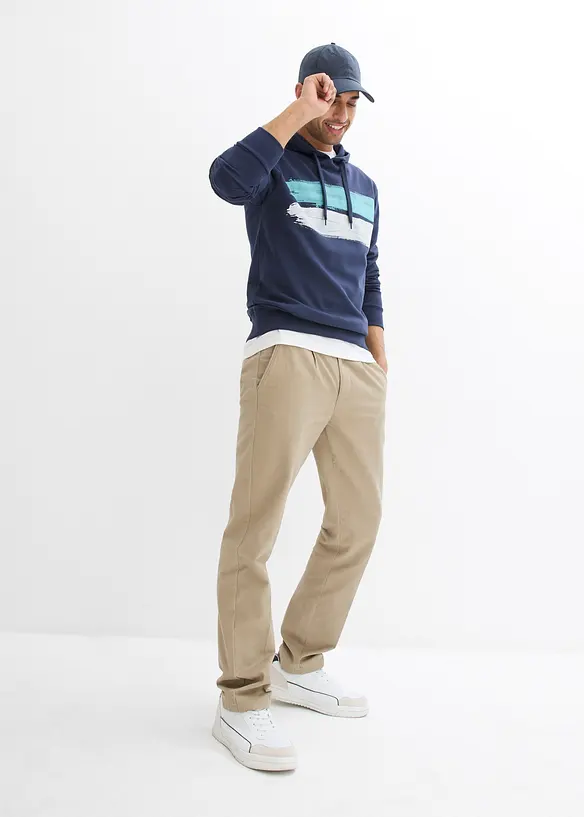 Sweat &agrave; capuche 100% coton, bonprix