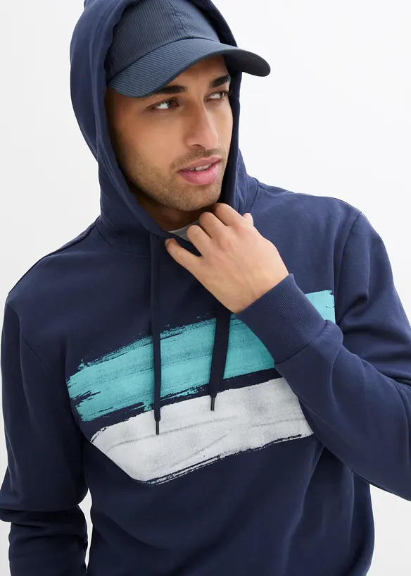 Sweat &agrave; capuche 100% coton, bonprix