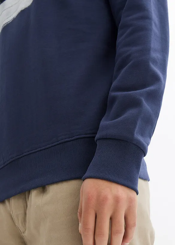 Sweat &agrave; capuche 100% coton, bonprix