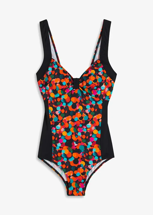 Maillot 1 pi&egrave;ce &agrave; empi&egrave;cements contrastants, bonprix