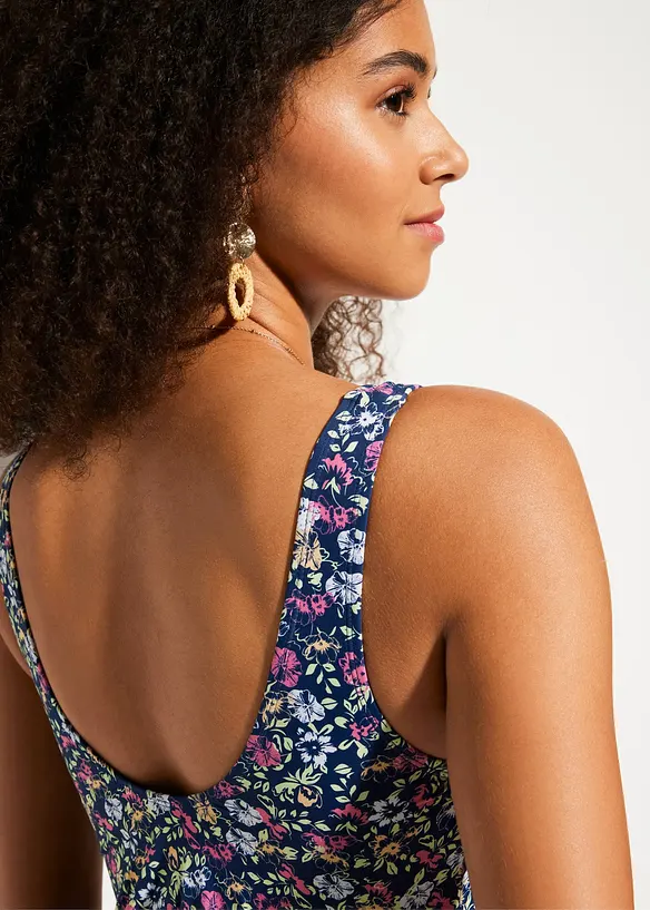 Maillot 1 pièce froncé sur les côtés, bonprix