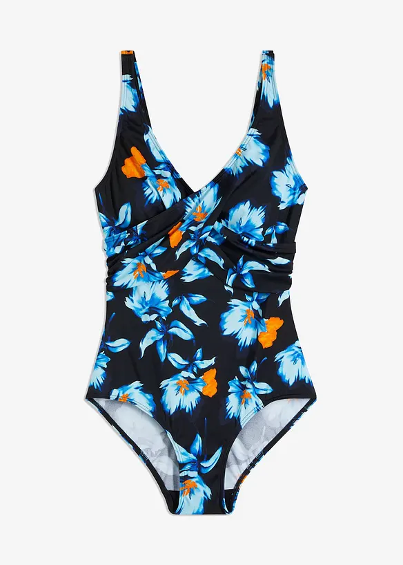 Maillot 1 pièce, effet croisé, bonprix