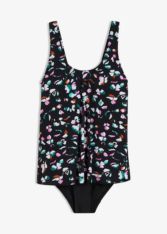 Maillot 1 pièce, style tankini, bonprix