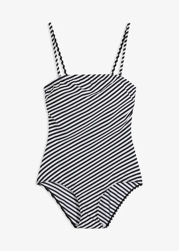 Maillot 1 pièce sculptant, maintien léger, bonprix