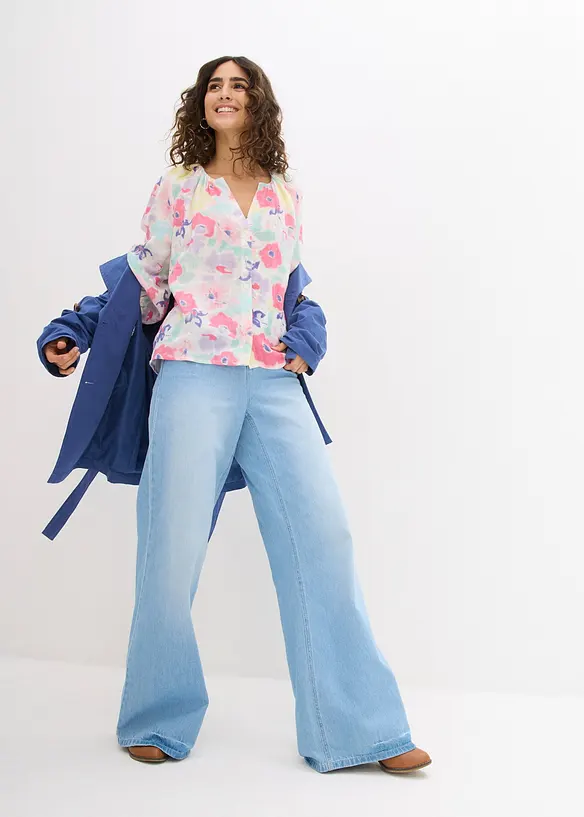 Chemisier en gaze de coton, bonprix